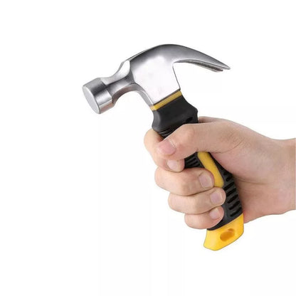 Mini Martelo 16cm Cabo Emborrachado Reforçado Compacto Profissional | LMR Ferramentas