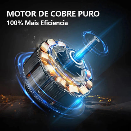 Furadeira Parafusadeira 48V Impacto Sem Fio + Kit Completo com Maleta | LMR Ferramentas