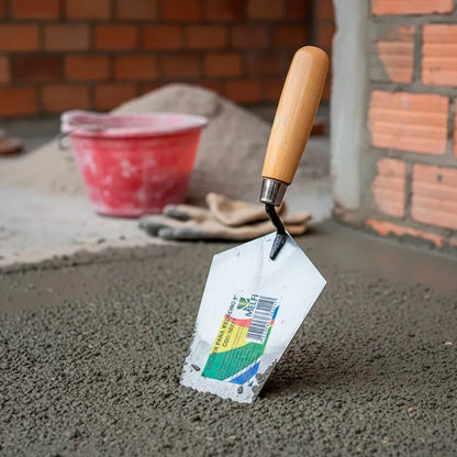 Colher de Pedreiro Profissional Reta ou Oval Aço Forjado Vários Tamanhos | LMR Ferramentas