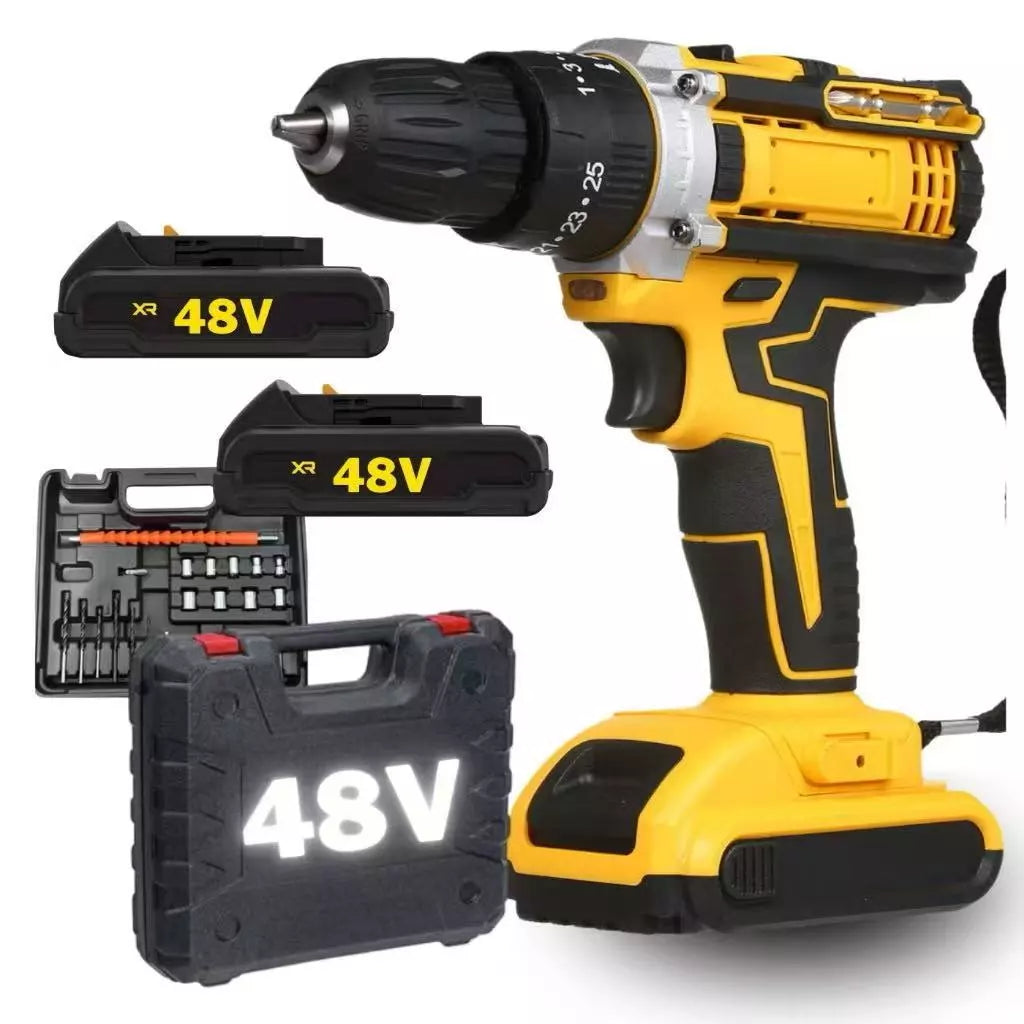 Furadeira Parafusadeira Impacto 18V/21V/48V com ou sem Maleta + Bateria | LMR Ferramentas