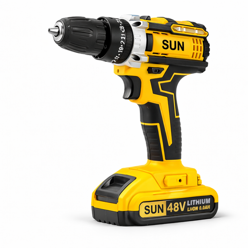 Furadeira Parafusadeira 48V Impacto Sem Fio + Kit Completo com Maleta | LMR Ferramentas